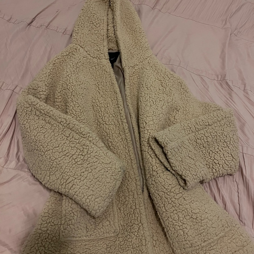 Beige Sherpa jacket